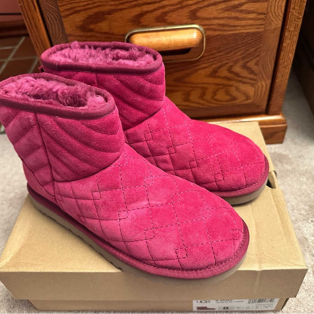 UGG Women's Quilted Boots - Pink